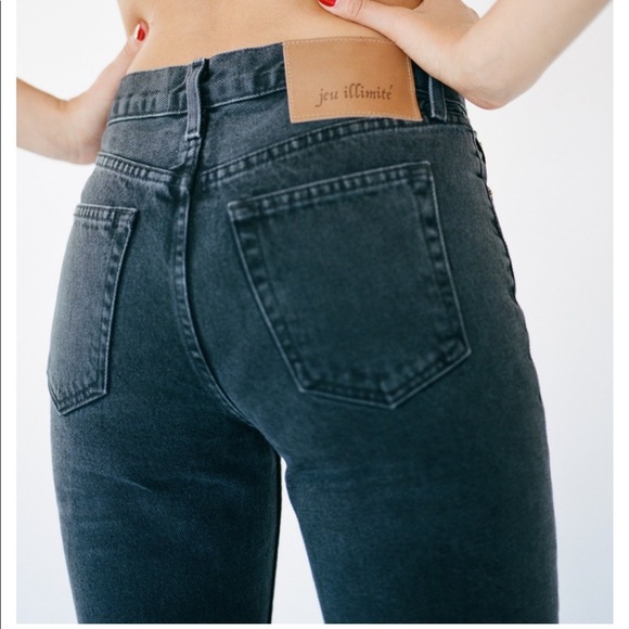 Classic High-Waisted Vintage Black Denim 26 - Picture 5 of 5